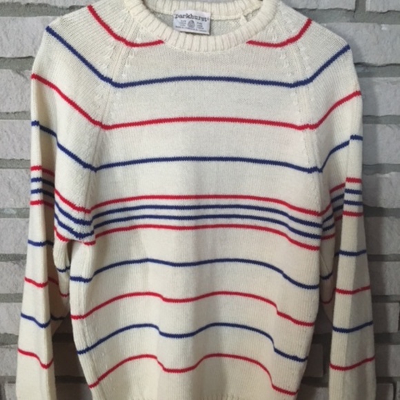 NWOT Vintage (dead stock) Parkhurst Wool Après Ski Sweater. Unisex. Size Medium. - Picture 3 of 6